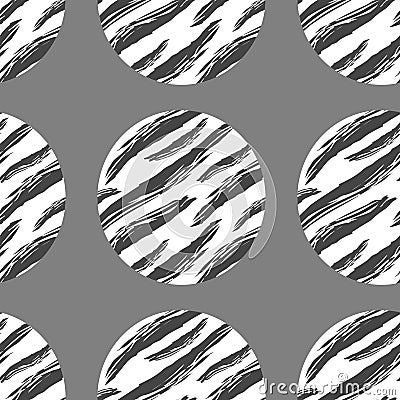 Pattern of circles. Vector Illustration